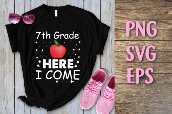 7th Grade Here I Come Back to School Svg Graphics
