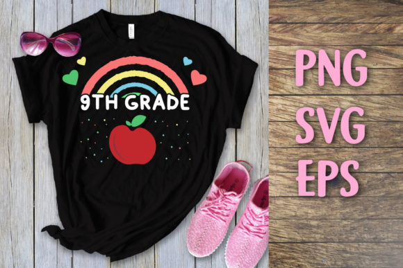9th Grade Back to School Svg T-shirt Graphics