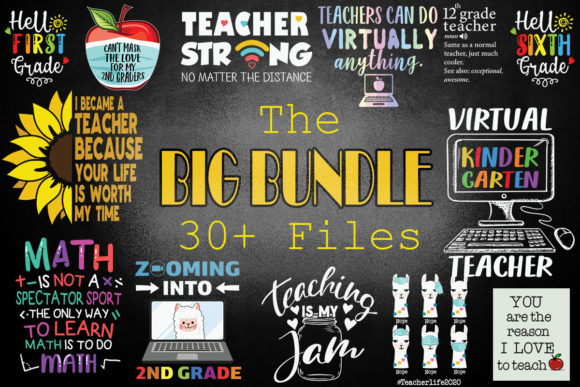 Back to School Big Craft Bundle: Graphics & Crafts for Branding