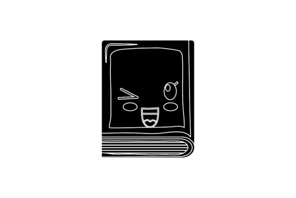 Back to School Book Cute Silhouette Graphics