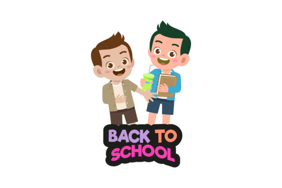 Back to School Childrens Graphics and Icons for Branding