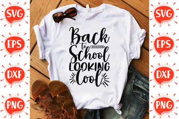 Back to School Looking Cool Svg Graphics
