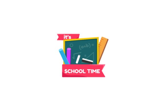 Back to School Sticker: Graphics for Crafts