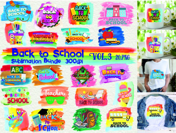 Back to School Sublimation V.3: Graphics & Crafts