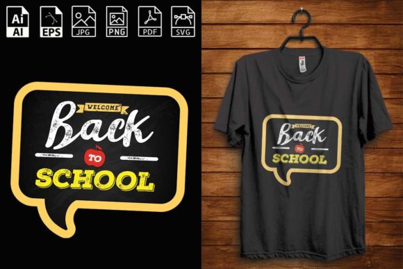 Back to School T-shirt Design Graphics