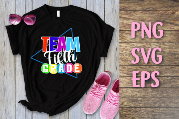 Back to School Team 5th Grade Svg Graphics