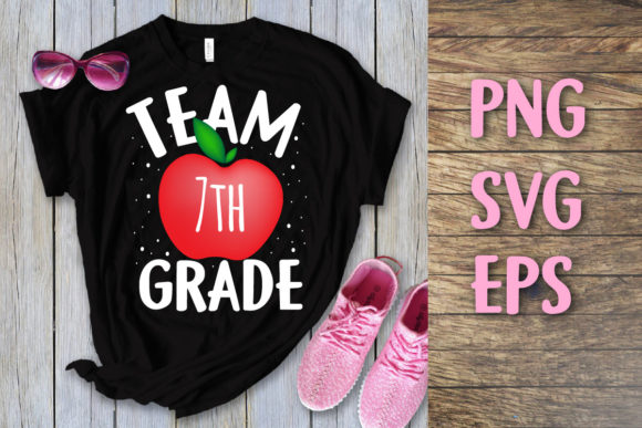 Back to School Team 7th Grade Svg Graphics