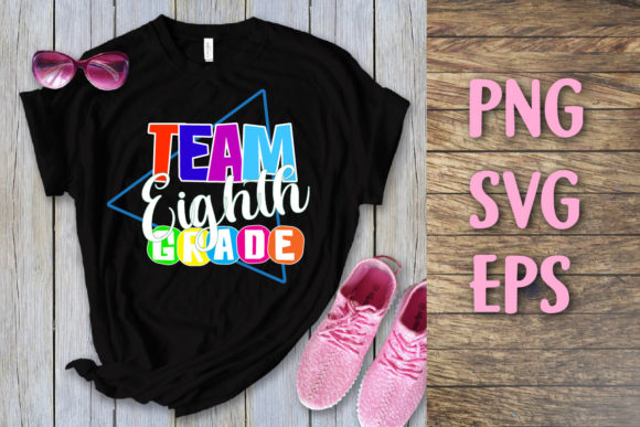Back to School Team 8th Grade Svg Graphics