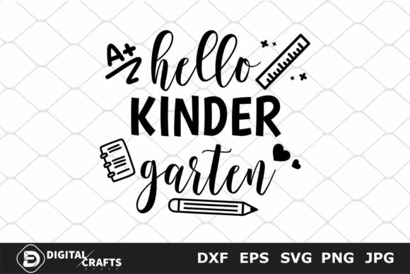 Hello Kindergarten SVG: A Graphics & Crafts Review